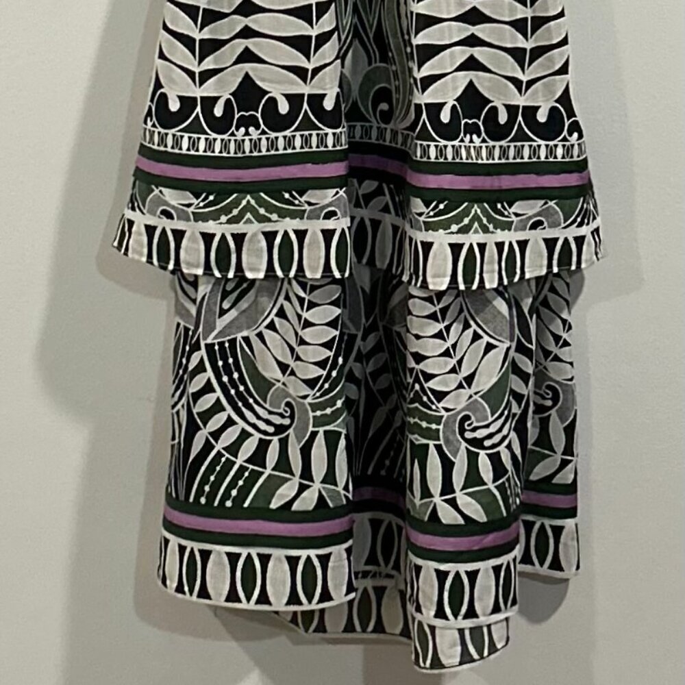 Farm Rio black lace nature short sleeve maxi dress Size  S in lace Nature Black - Picture 9 of 9
